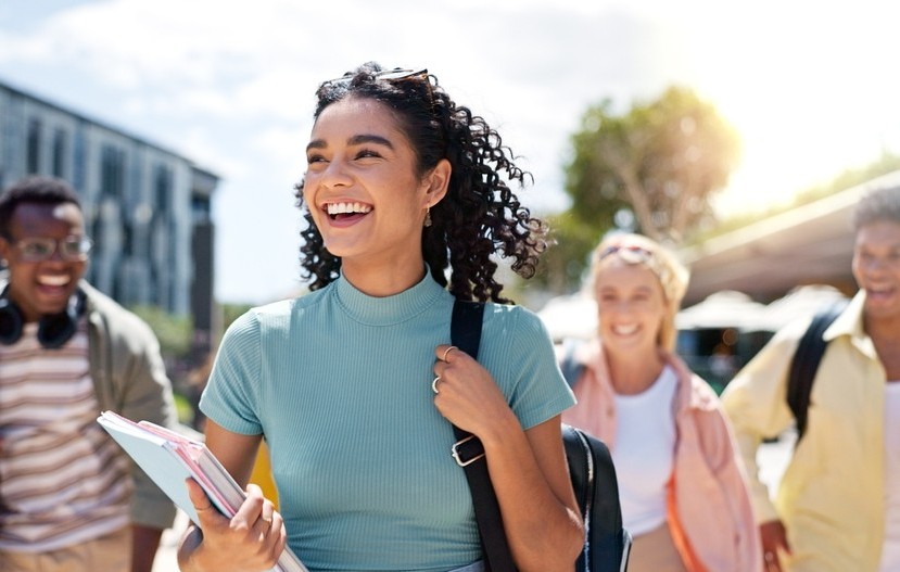 Student on Campus